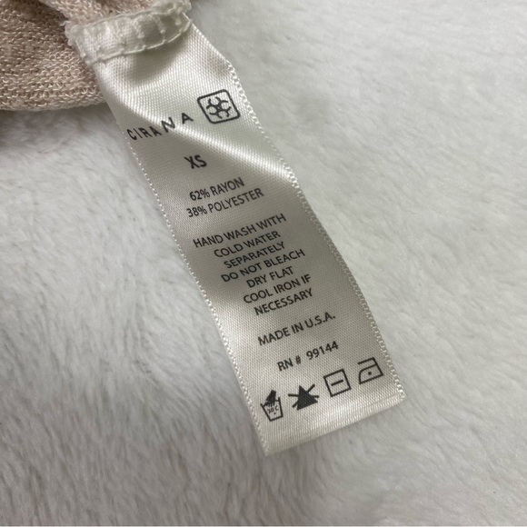 NWT Cirana Sleeveless Sweater Top Sz XS Taupe / Black Anthropologie - Picture 13 of 14